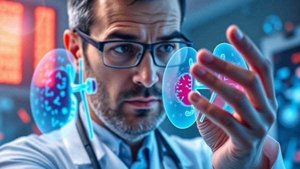 Futuristic examination of kidneys for advances in IgA nephropathy therapies.