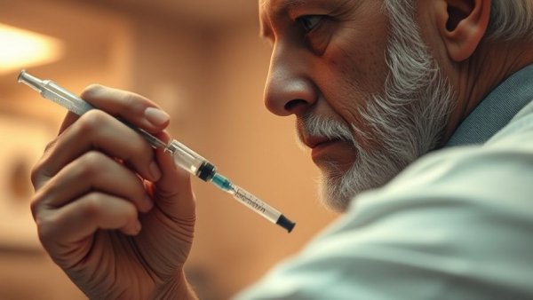 Sepia-toned image depicting global vaccination efforts.