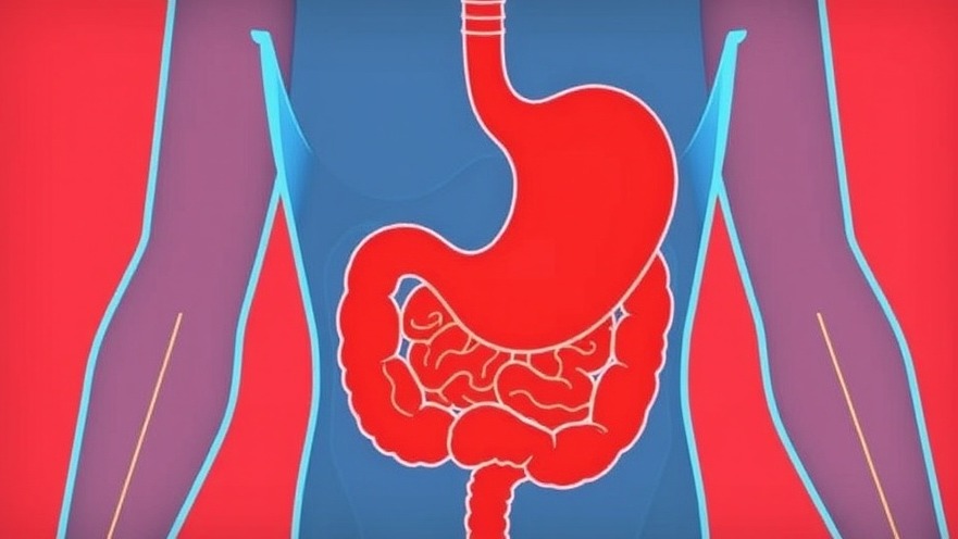 Gut-Pain Connection: Woman in mild discomfort by window