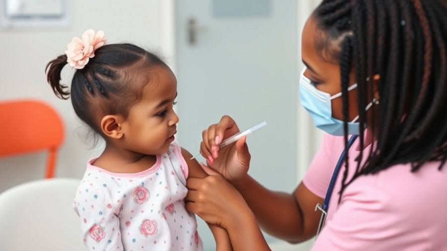 Black female nurse administering immunization shot, highlighting Vaccination Guidelines.