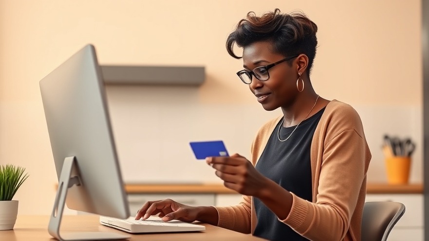 Black woman shopping for fitness tools for urban professionals this spring.