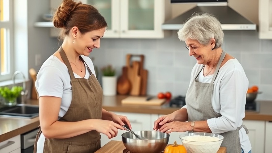 Occupational therapist aids woman in kitchen, promoting health and wellness in recovery.