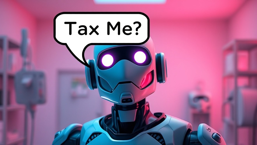 Photorealistic robot in warm medical environment asking questions about well being.