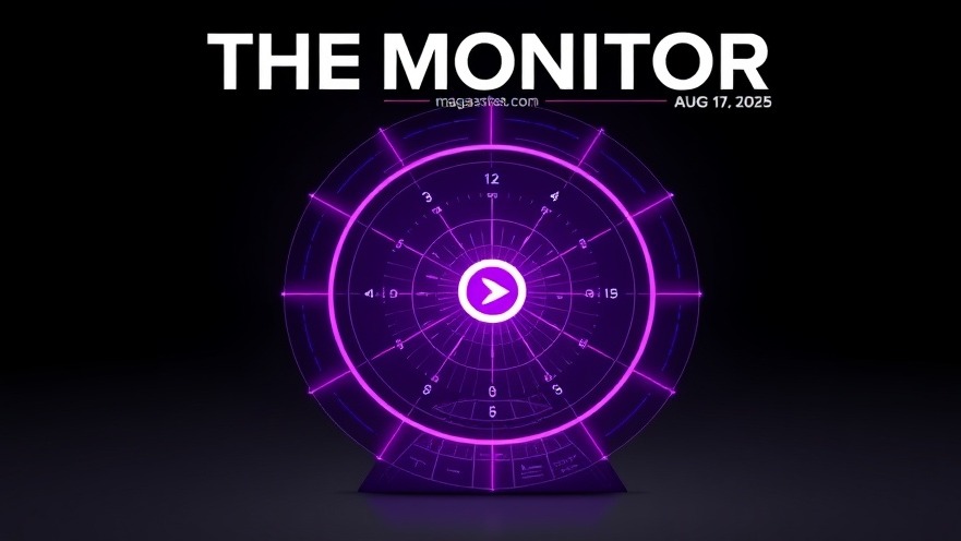 Futuristic magazine cover 'THE MONITOR' on health misinformation trends.