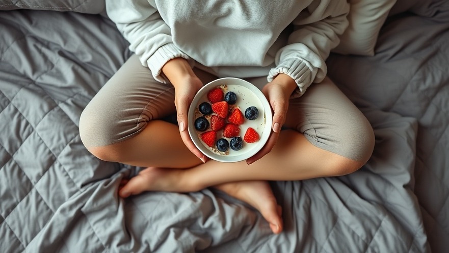 Cozy morning scene with health advice on routine benefits for aging well.