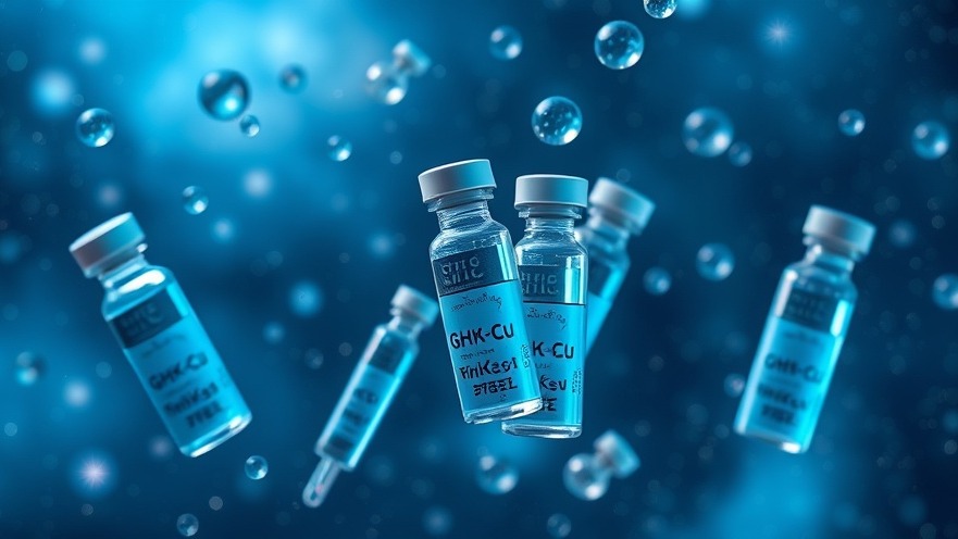 Photorealistic GHK-Cu peptides in cosmic setting, highlighting a health lifestyle.