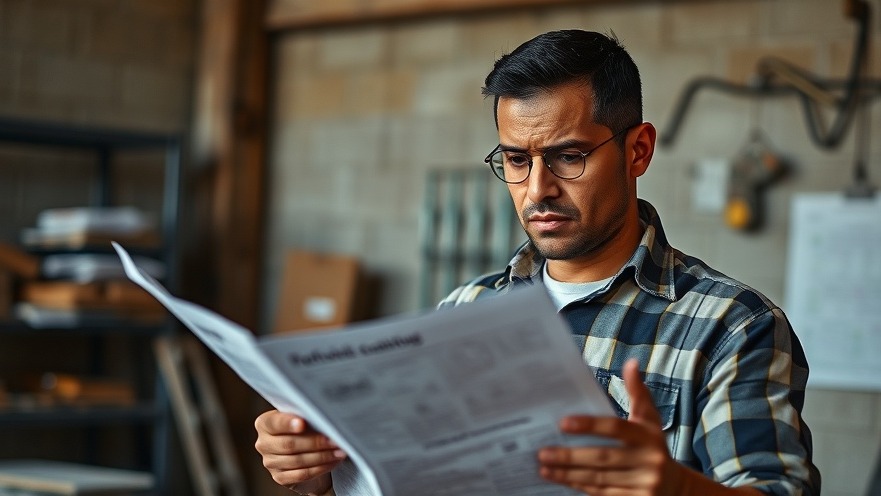 Hispanic worker concerned about immigrant health trends and healthcare access.