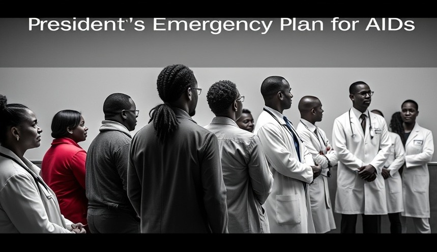 Doctors engaged in community health trends for HIV prevention under PEPFAR.