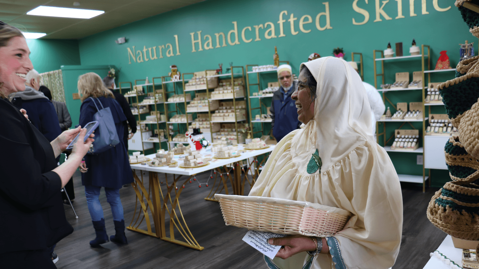 Owner of Rose Best, Zehra Kapasi at the opening of her store in Farmington, MI