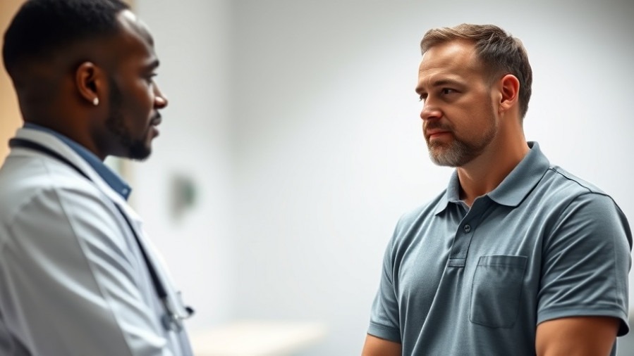 Black doctor and nurse provide Patient-Centered Care to a male patient in a bright exam room.