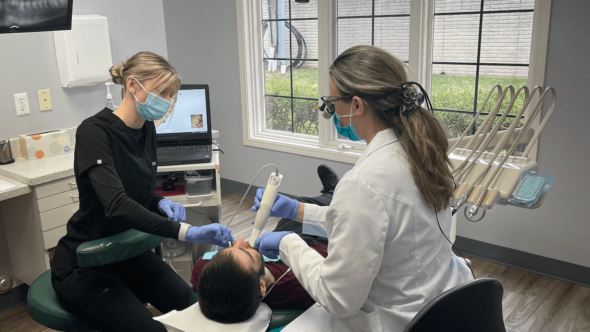 Patient care room for Dr. Regina your family dentist
