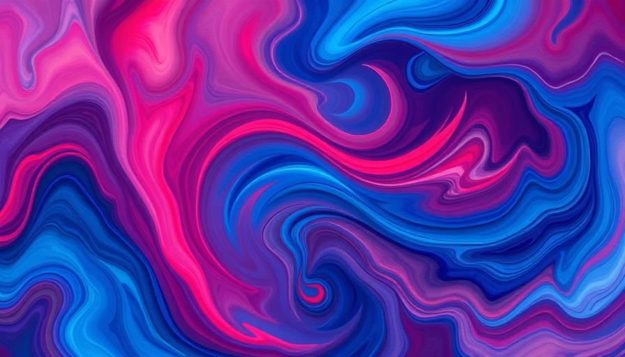 Vibrant abstract art symbolizing heart transplant advocacy