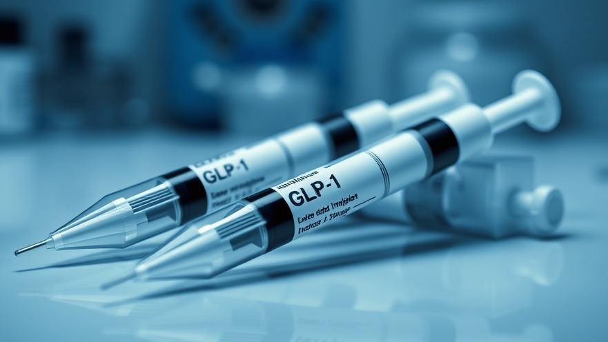 Sleek GLP-1 therapy injector pens for weight loss and muscle preservation.