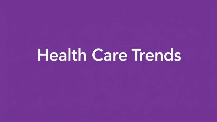 Bold 'Health Care Trends' on a vibrant purple background emphasizing inpatient care quality.