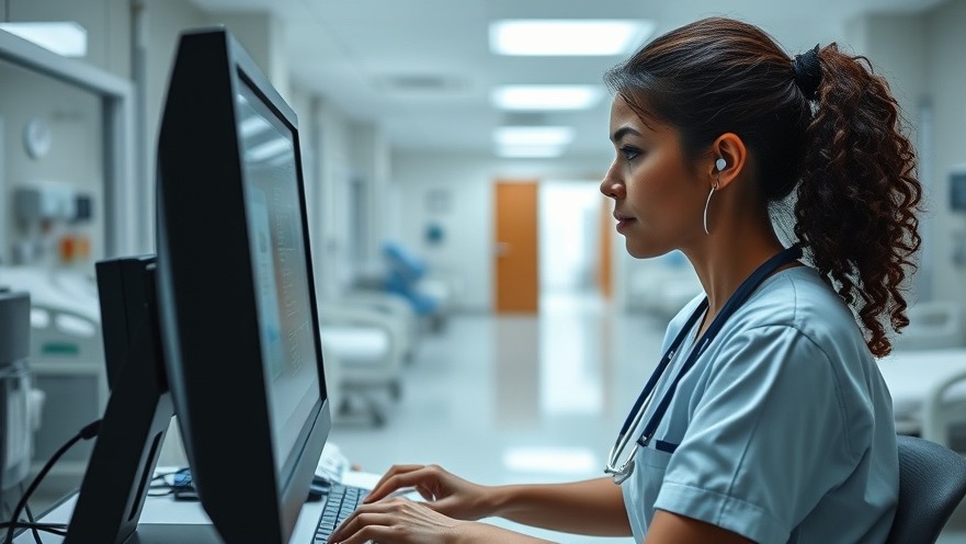 Nurse addresses EHR challenges, ensuring patient safety in emergency ward.