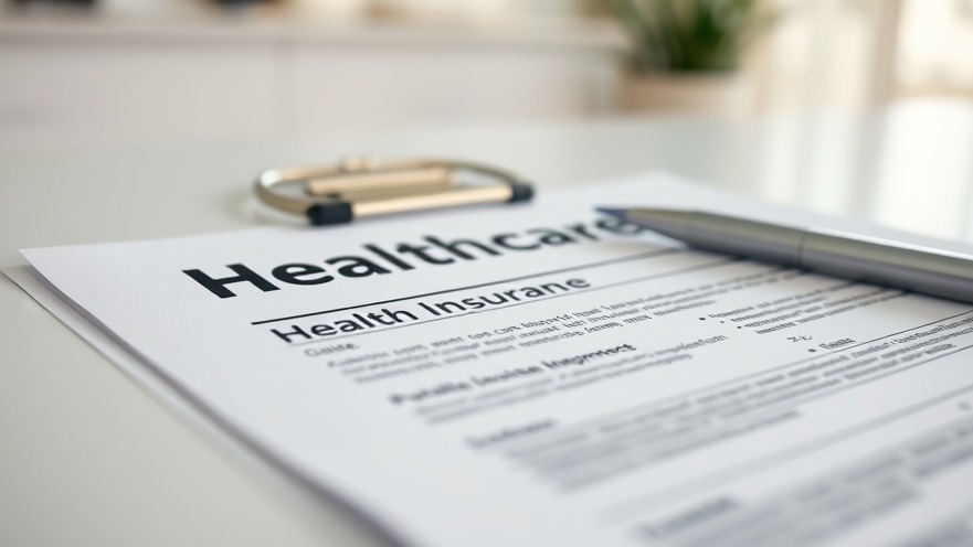 Close-up of health insurance document and pen highlighting healthcare access and Medicaid policies.