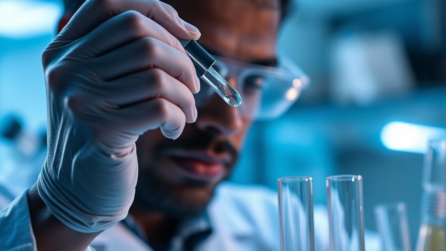 Black scientist conducting genomic surveillance on COVID-19 variants in a lab.