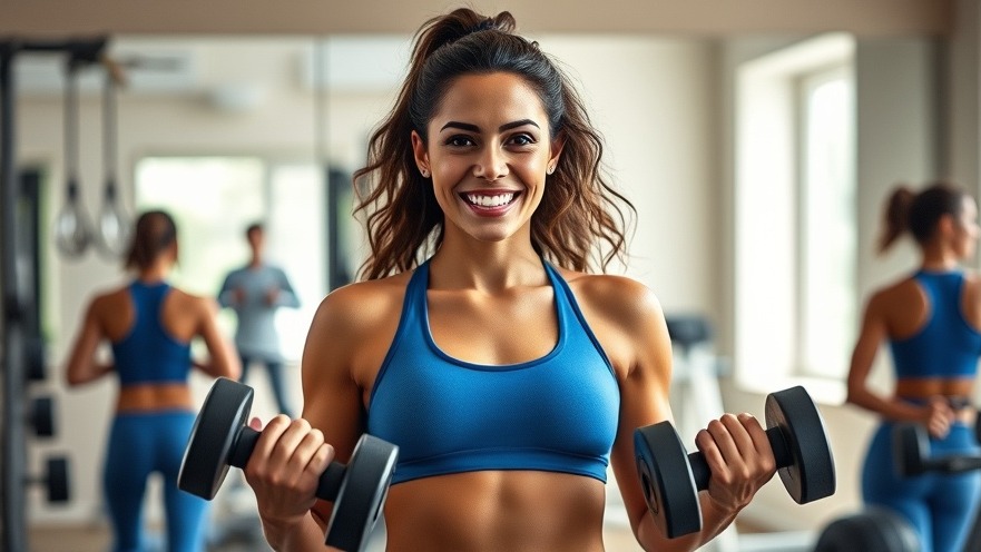 Energetic woman in stylish shoes that support, showcasing fashion comfort in a home gym.