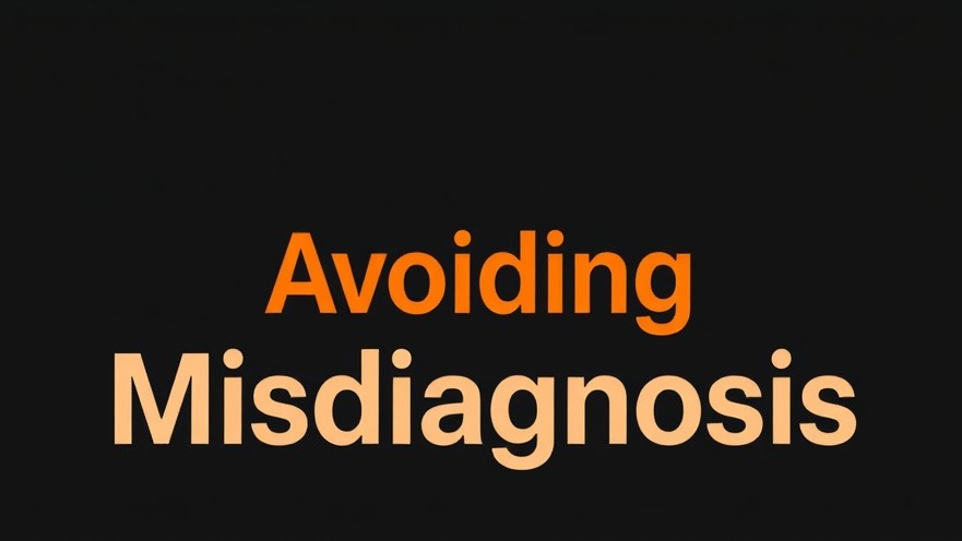 Bold podcast cover 'Avoiding Misdiagnosis' focusing on healthcare communication.