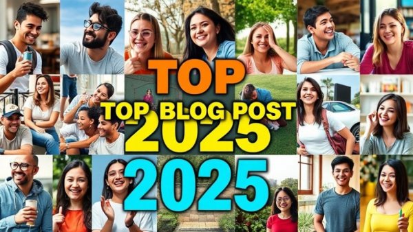Vibrant collage promoting top blog posts of 2025, lifestyle moments.