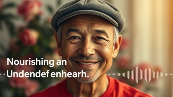 Podcast cover 'Nourishing an Undefended Heart' featuring smiling man in a cap.