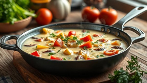 Delicious healthy comfort food in a skillet
