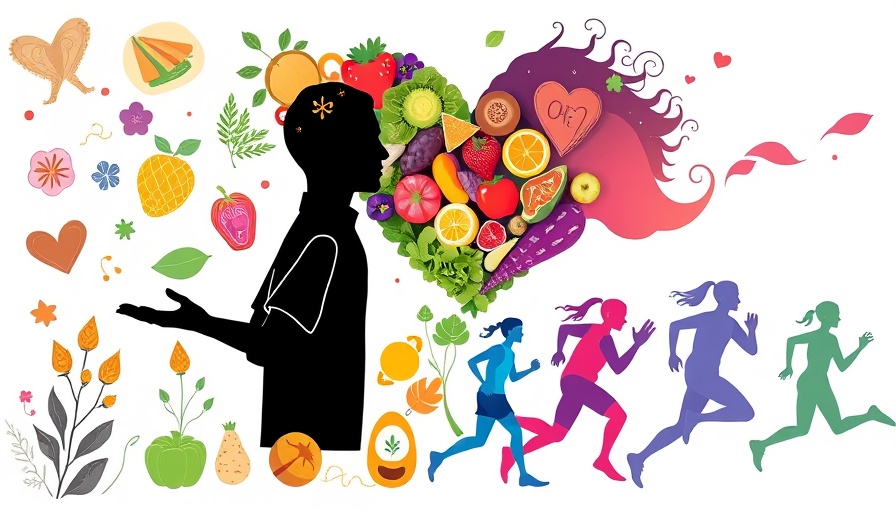 Diverse health-themed illustrations for Healthy Aging 2025.