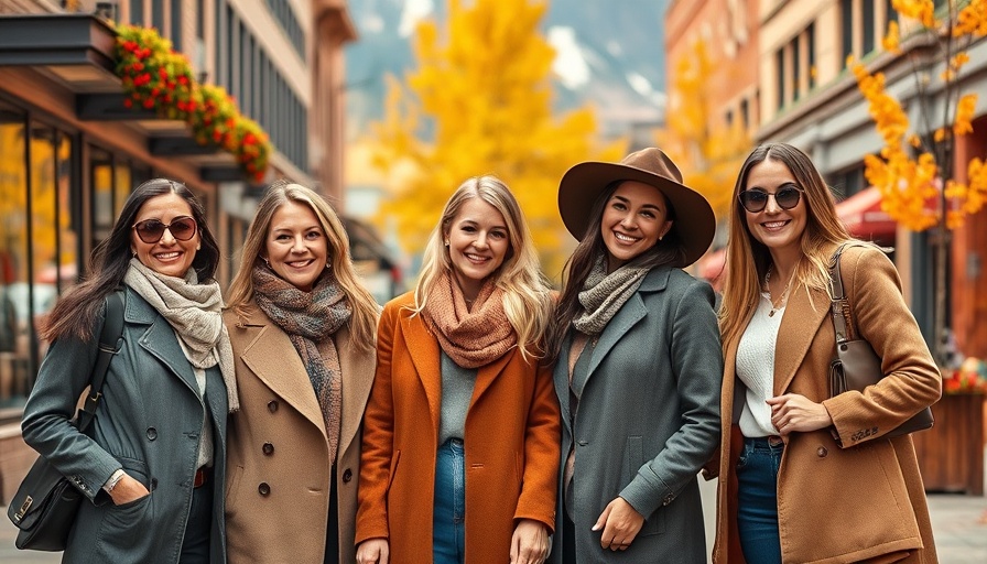 Fashionable women enjoying fall in Aspen for getaway guide.