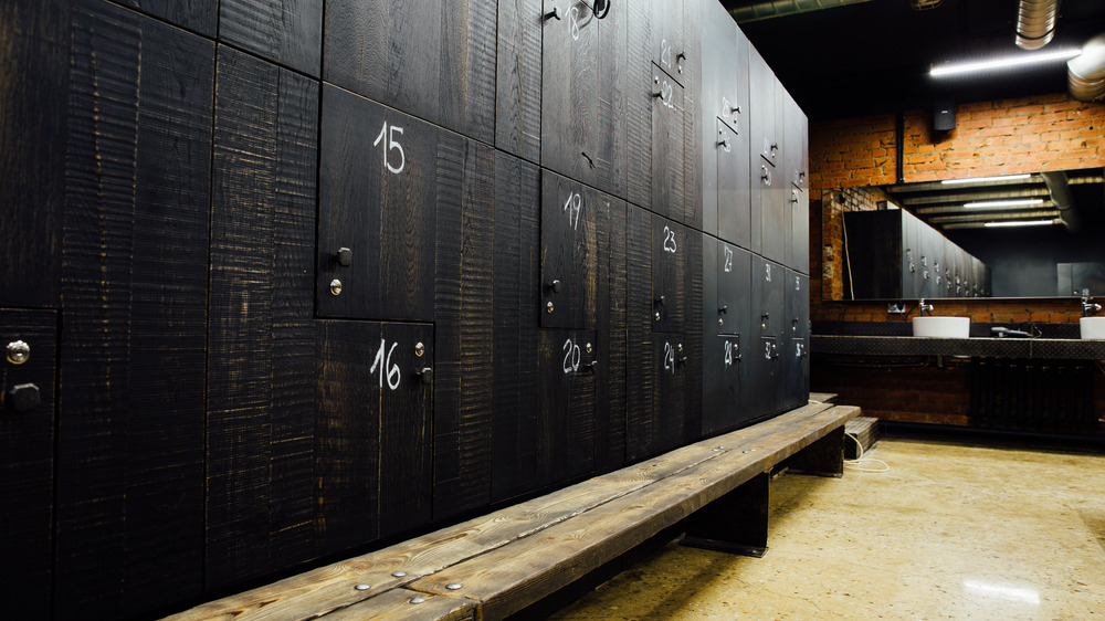 Locker Room with Social Distancing