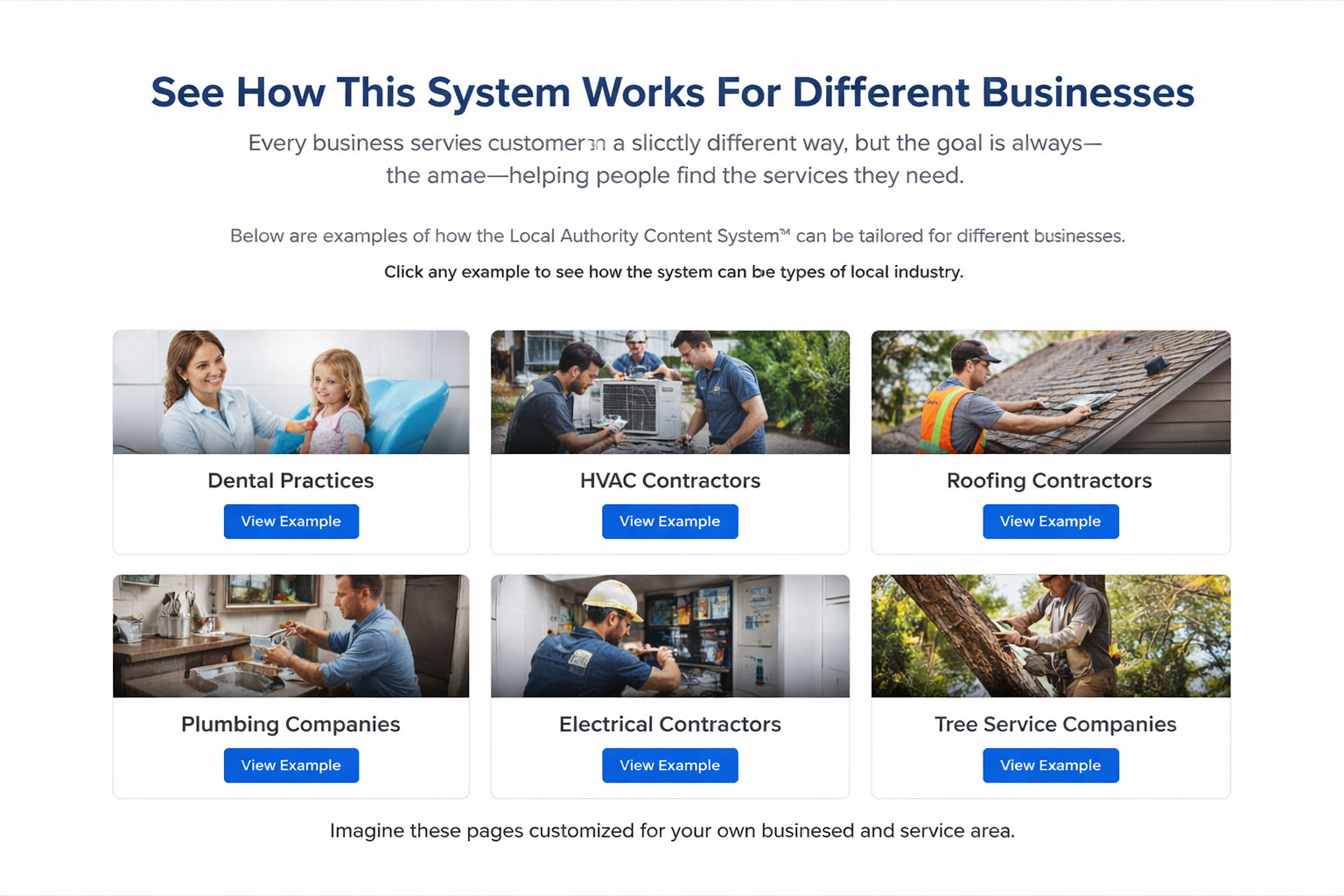 Local Authority Content System