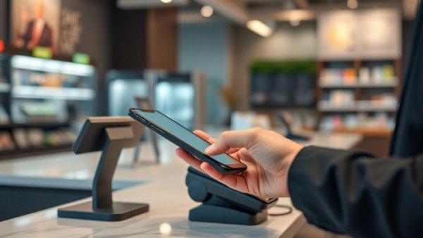 Digital payment in store highlighting low-cost franchise risks.