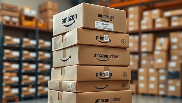 Amazon pharmacy same-day prescription delivery boxes ready for shipping