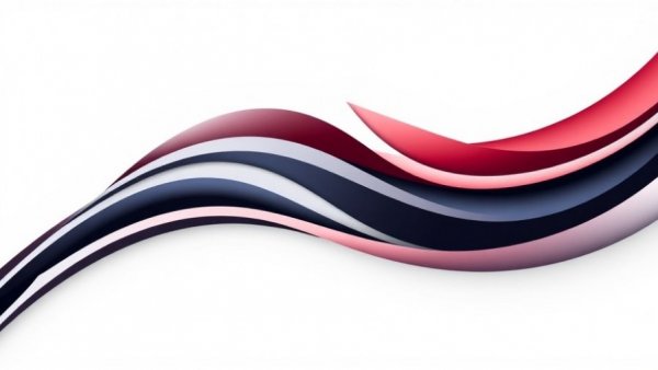 Abstract modern logo design with sleek curves and gradient.