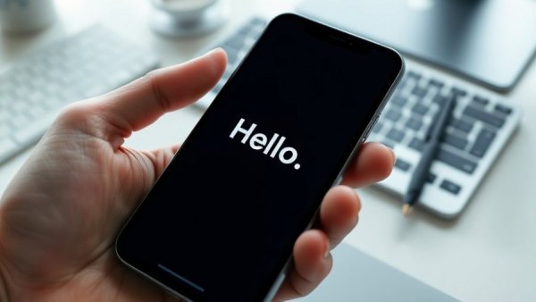 AI search feature on smartphone in dental marketing context