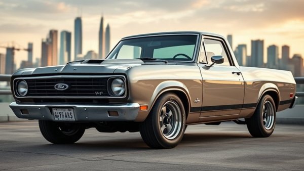 Sleek Ford Maverick compact pickup parked on sunny pavement.
