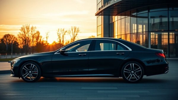 Luxury sedan showcasing Level 2++ autonomous driving technology.