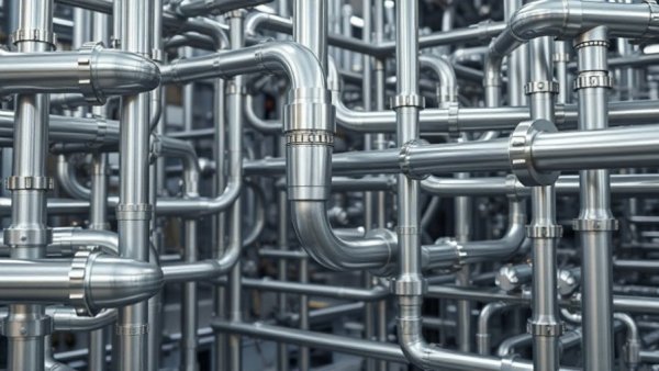 Complex network of metal pipes illustrating real estate marketplace inefficiencies.
