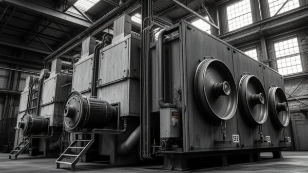 Historical refrigeration unit illustrating ammonia refrigeration benefits.