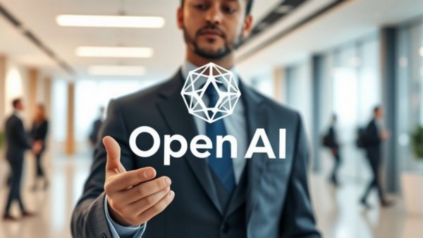 Business professional presenting OpenAI funding round 2026.