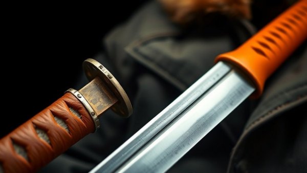 Antique sword and vintage jacket showcasing lost luggage treasures.