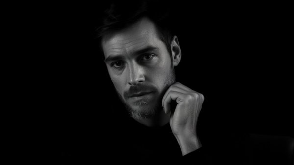 Contemplative man illustrating the pressures of modern life.