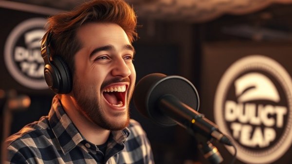 Podcast speaker promoting ways to sell on TikTok.