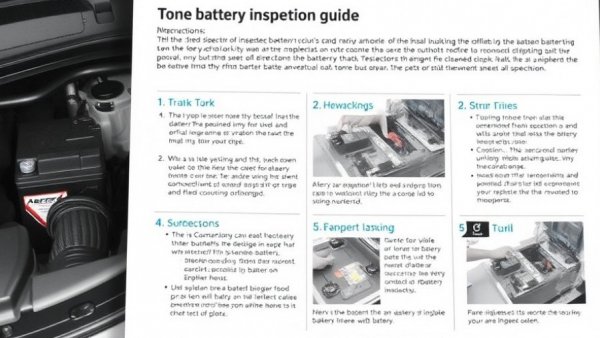 Guide to battery diagnostics for auto repair with inspection steps.