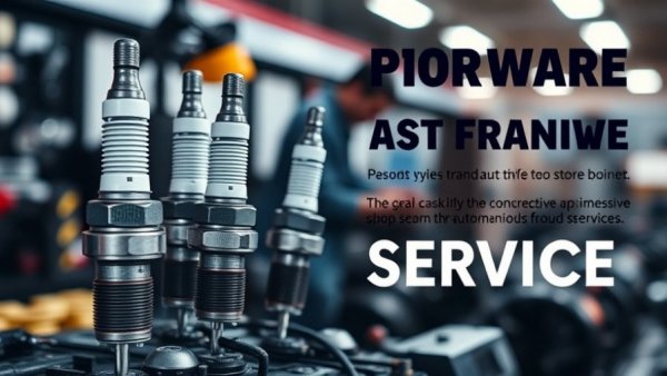Banner on spark plugs and ignition coils importance in automotive service.