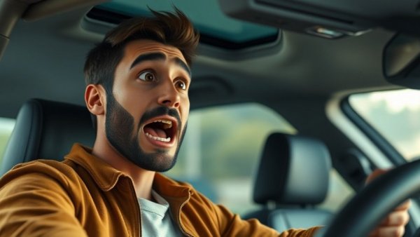 Energetic animated man speaking passionately, live within your means.