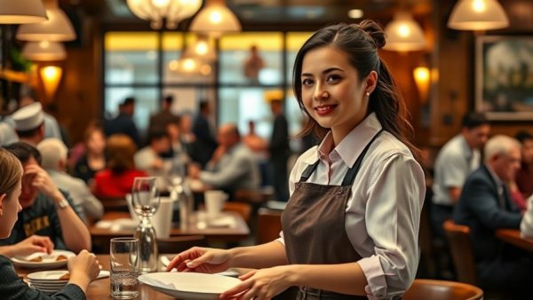 Seamless guest interaction boosts restaurant revenue in a lively dining room.