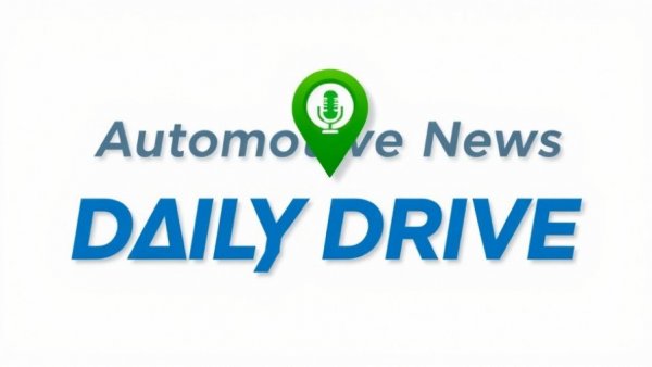 Automotive News Daily Drive logo for UAW strike authorization vote discussion.