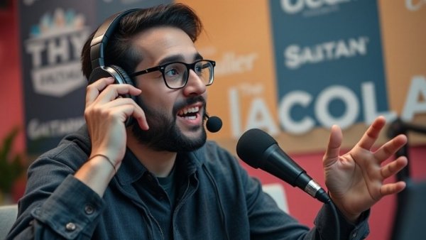 Train your sales team concept with a lively podcast discussion.