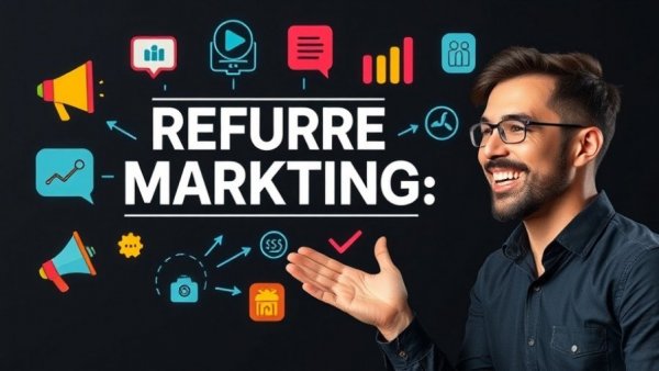Referral program for home services concept with marketing icons.