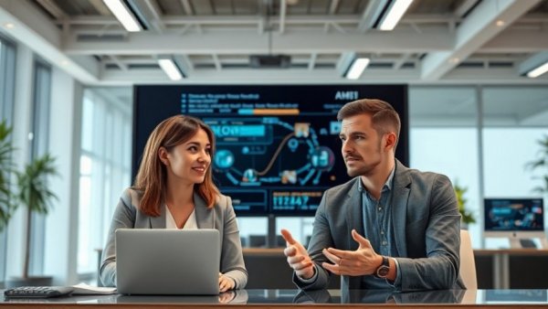 AI in automotive trade-ins discussed by two interviewees in an online setting.